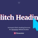 Glitch Heading для Elementor