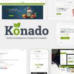 Konado — WordPress тема WooCommerce органического питания