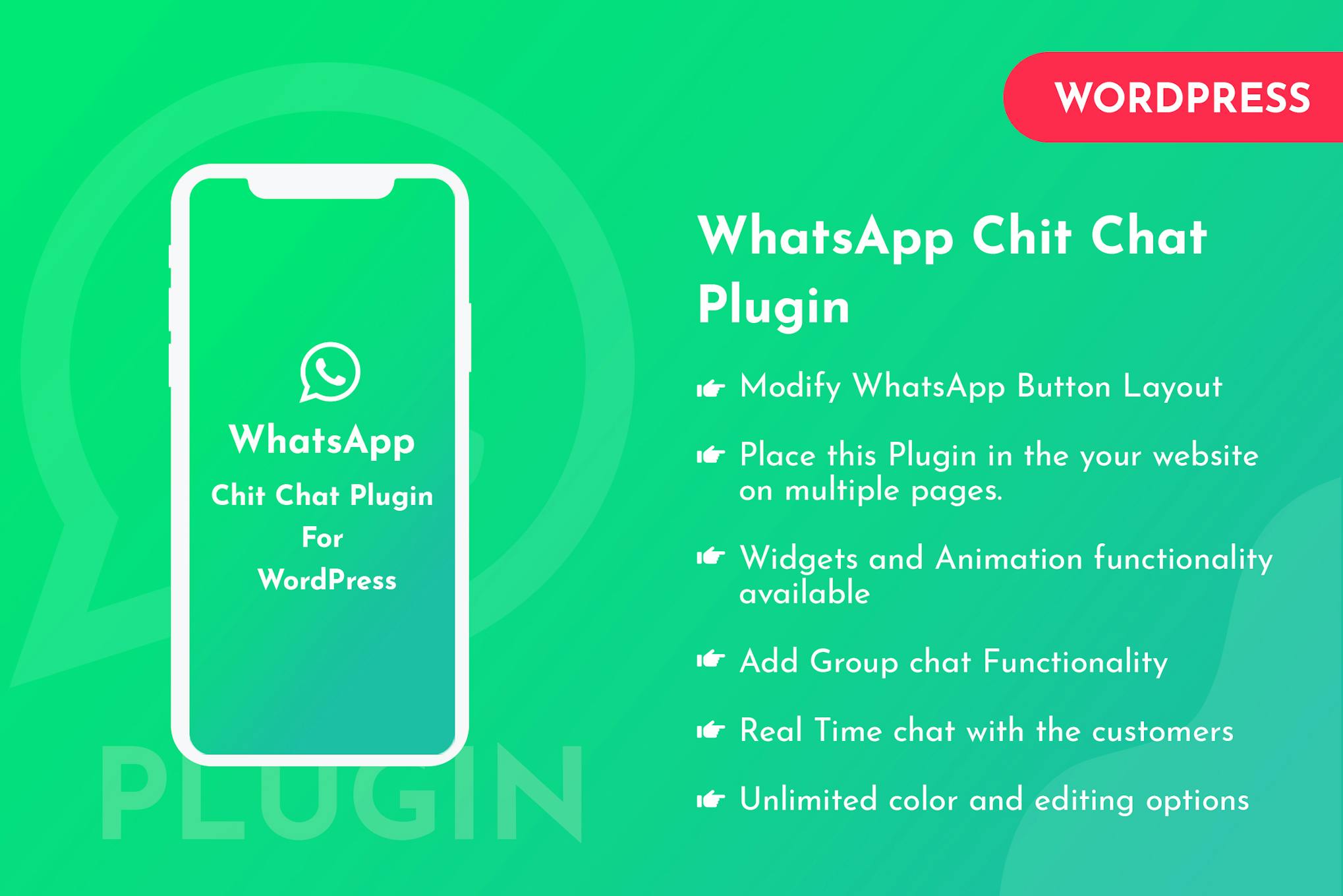 Плагин — чат WhatsApp для WordPress