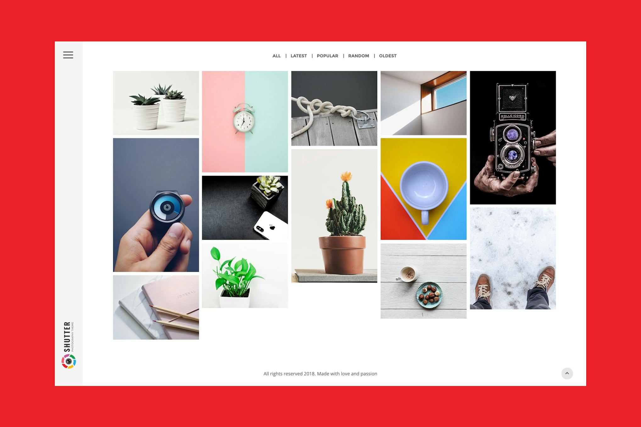 Kassia — тема WordPress для фотографов