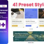 Аддон «Креативная карусель» для Elementor