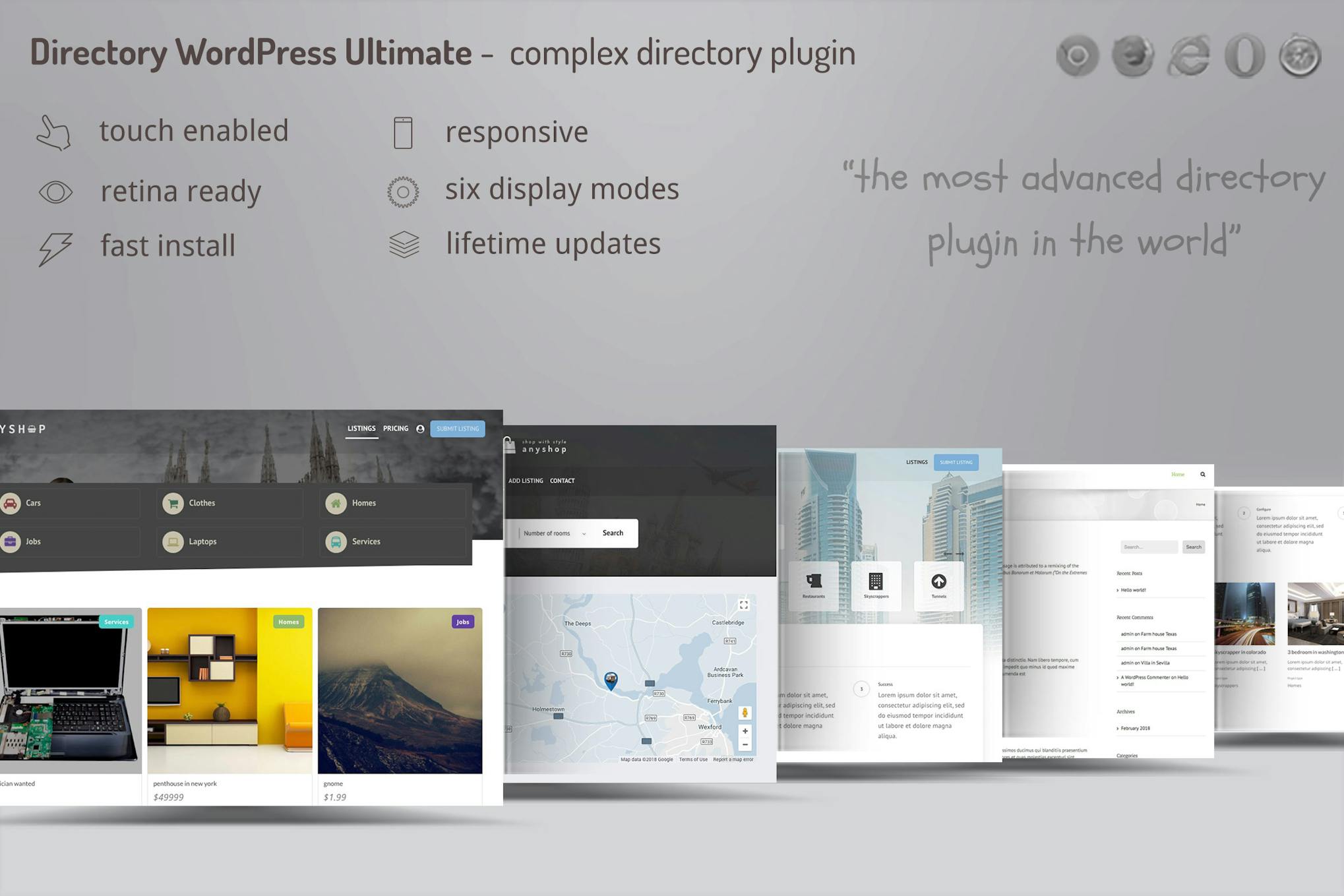 Лучший каталог для WordPress — Ultimate directory PRO