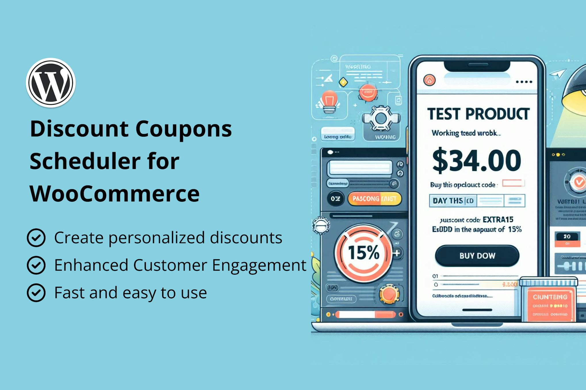 Планировщик скидочных купонов для WooCommerce