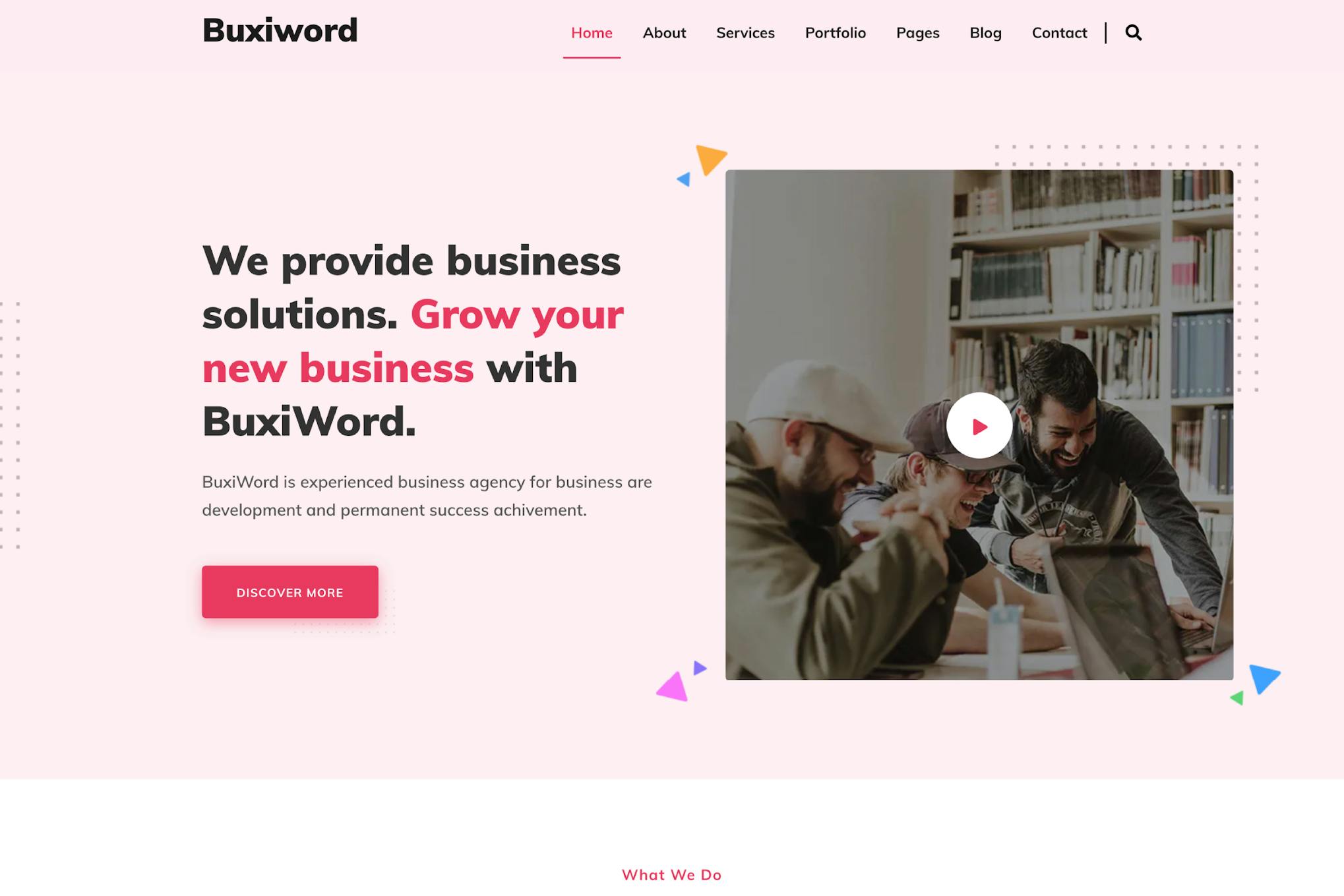 Buxiword — Тема WordPress для цифровых агентств