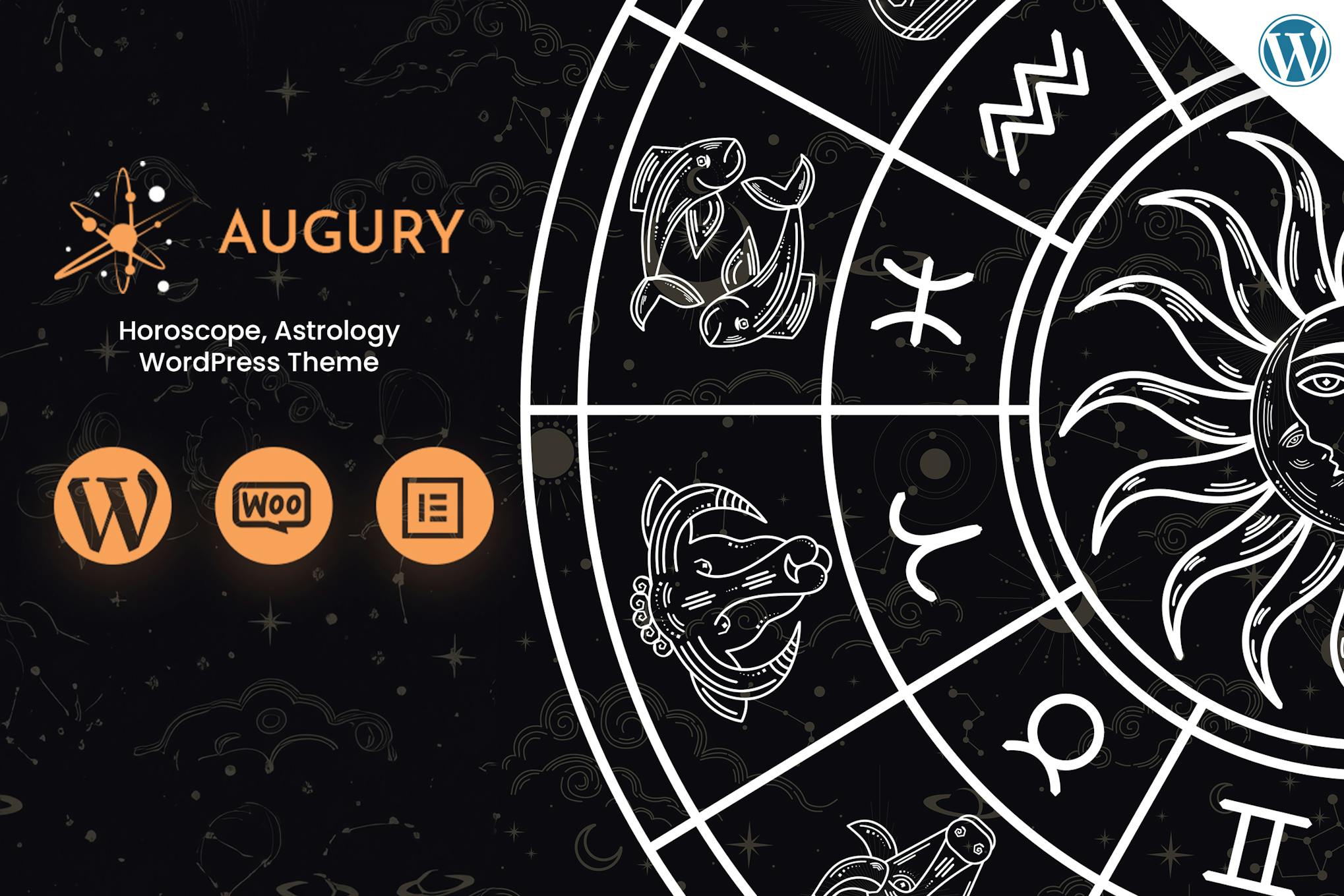 Augury | Тема WordPress для гороскопов и астрологии
