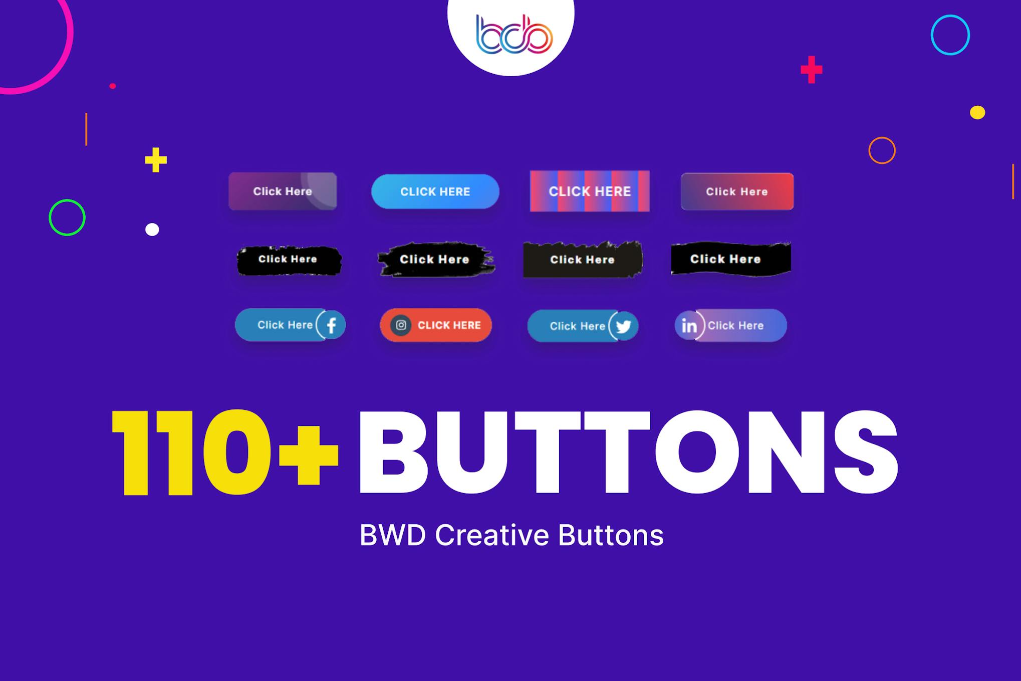 Аддон BWD Creative Buttons — творческие кнопки