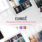 Eunice — тема WordPress для портфолио