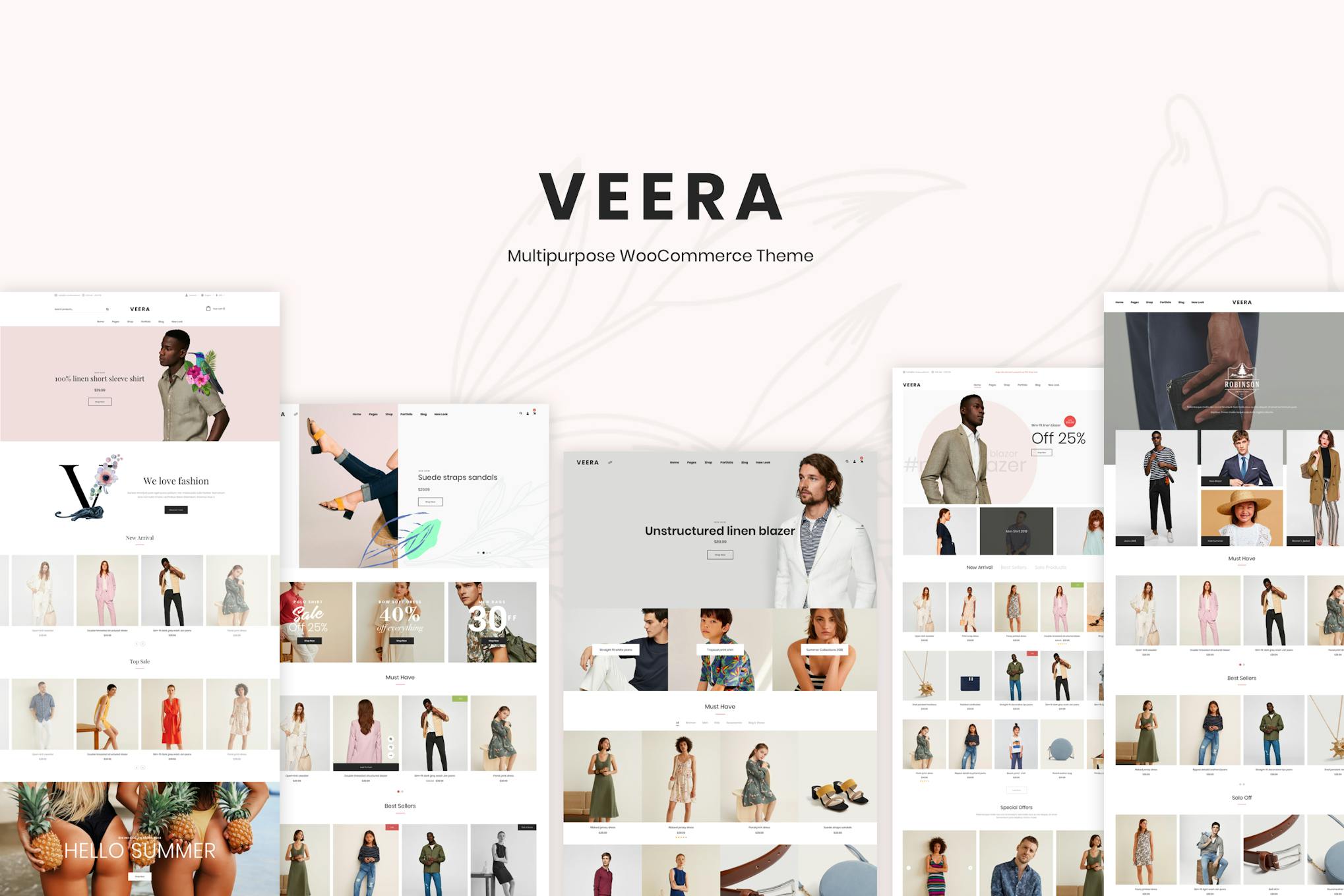 Veera — многоцелевая тема WooCommerce