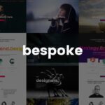 Bespoke — одностраничная креативная тема WordPress