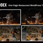 Foodex — одностраничная тема WordPress для ресторана