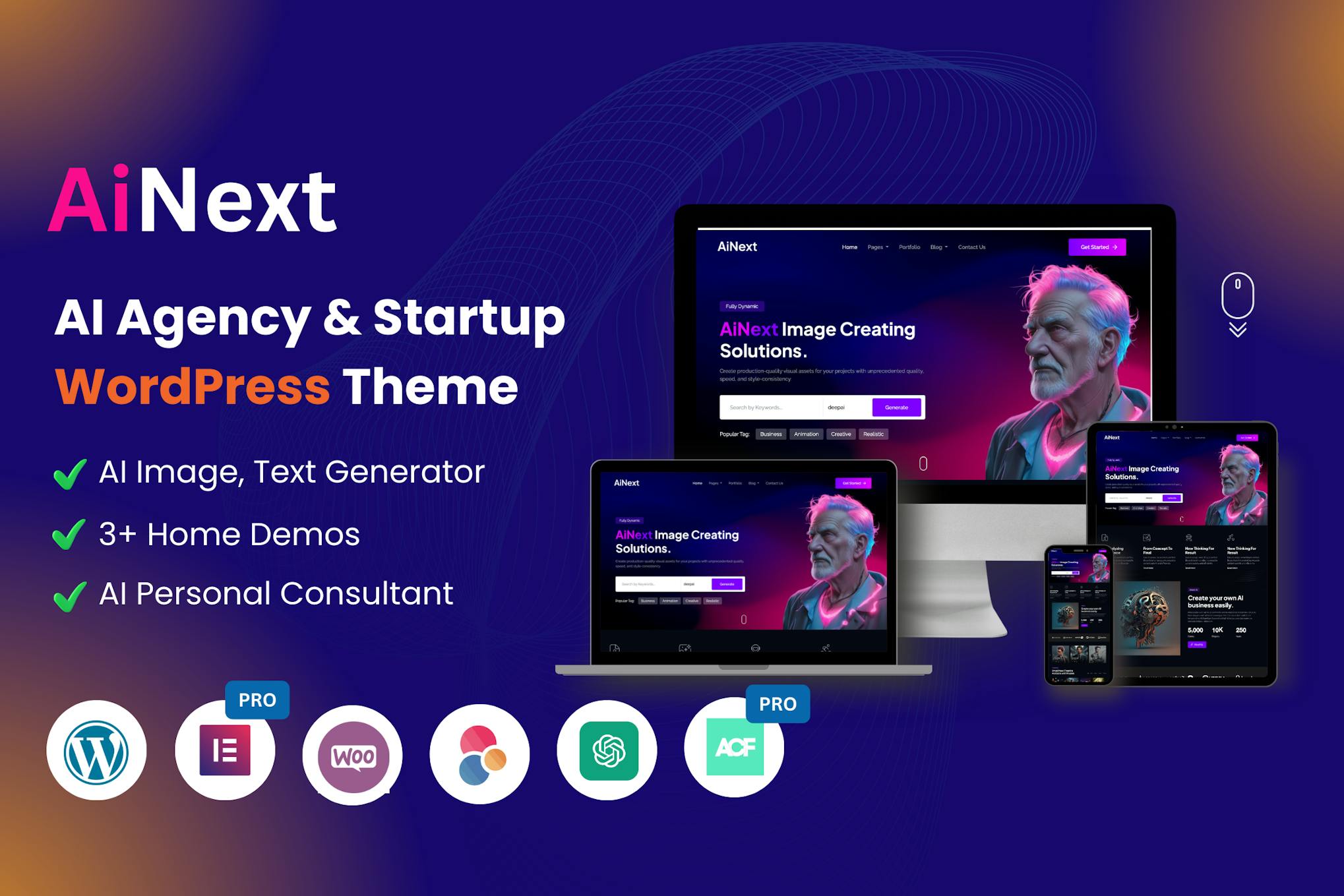 AinExt — Тема WordPress для искусственного интеллекта и стартапов