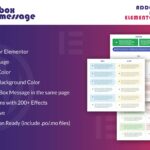 Окно сообщений для Elementor