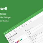 Materil — тема администратора для дизайна материалов WordPress