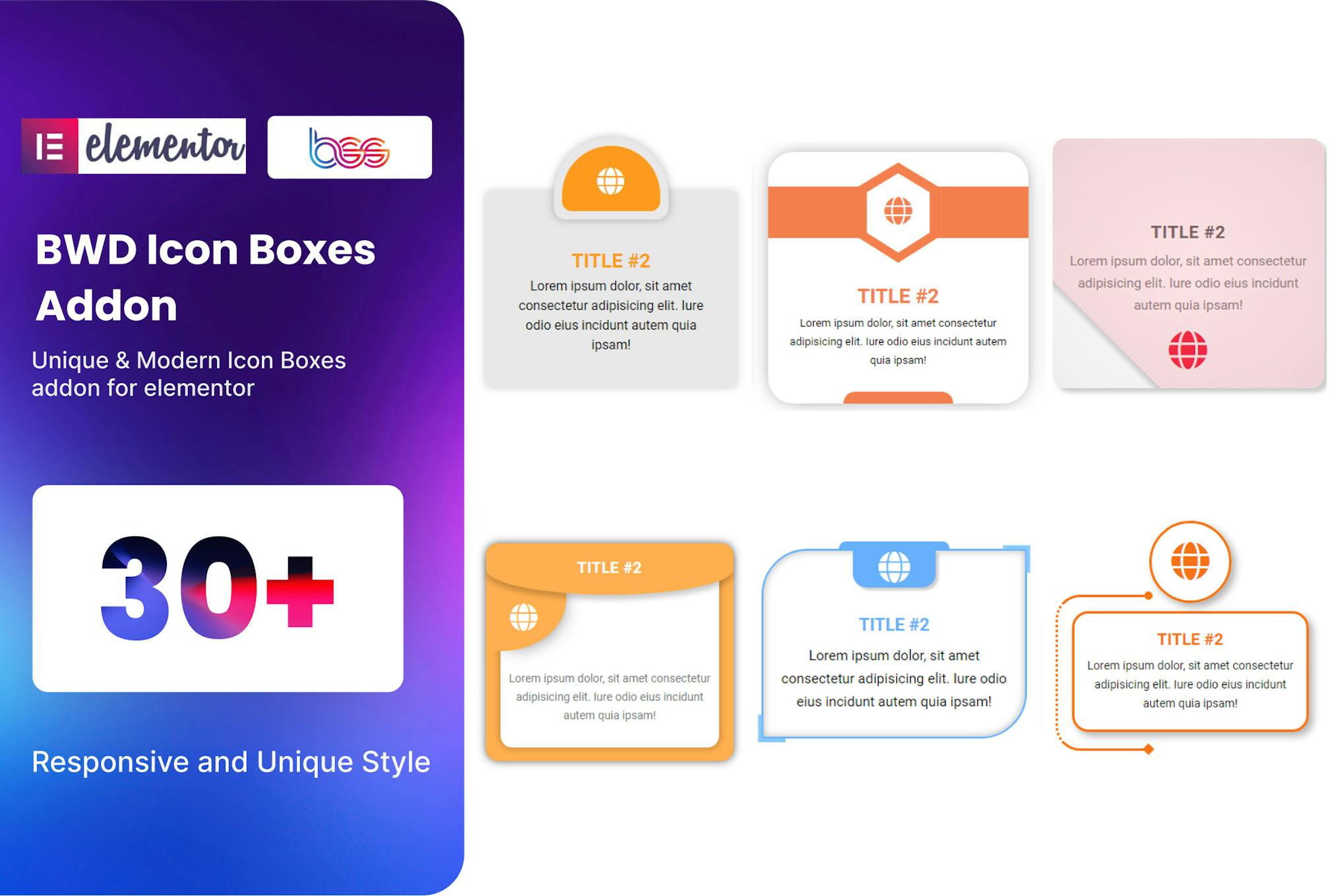Аддон «Icon Box» для elementor