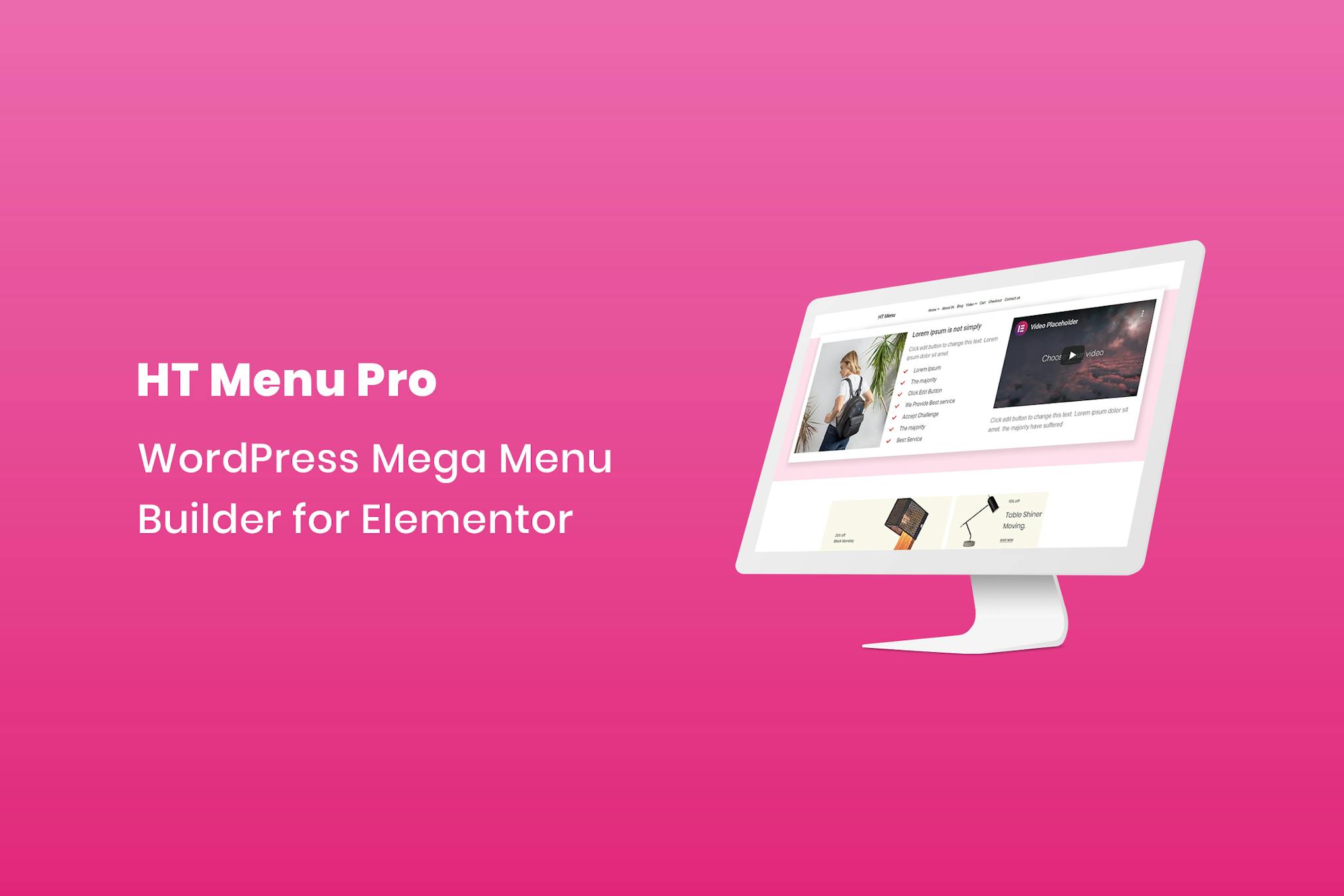 HT Menu Pro — Мега-конструктор меню