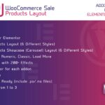 Макет распродажи продуктов WooCommerce
