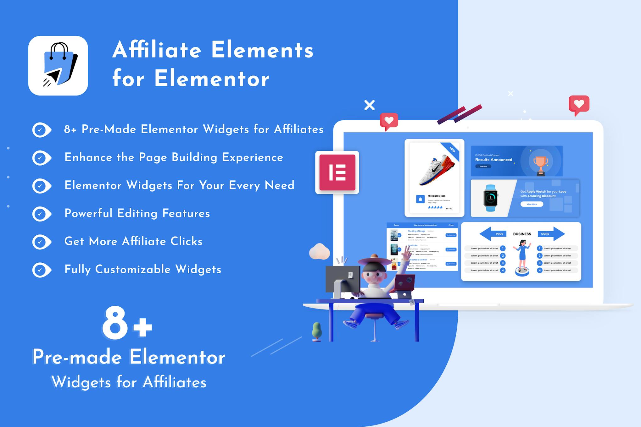 Affiliate Elements для Elementor